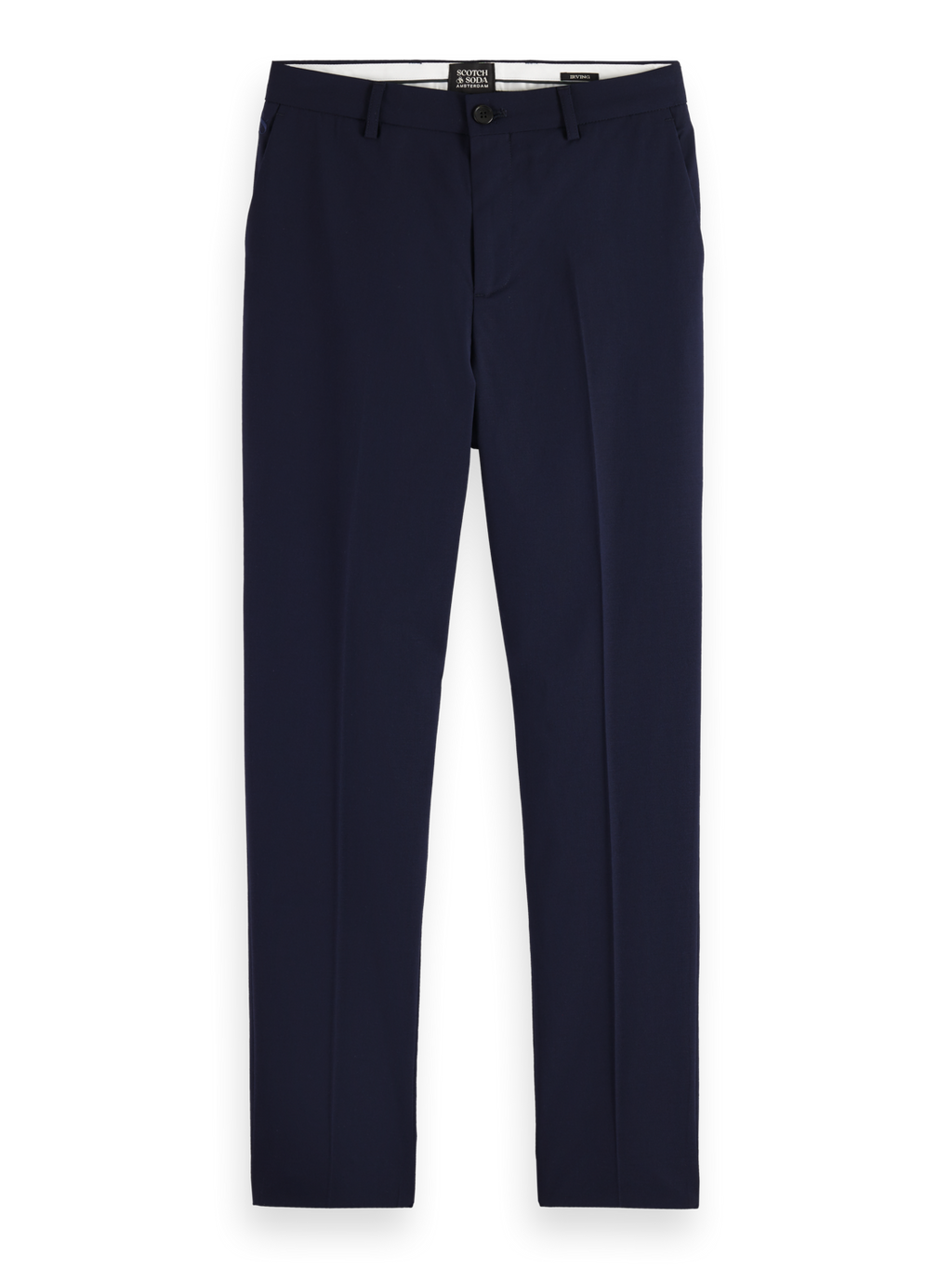 Essentials IRVING COOL-WOOL BLEND CHINO - NIGHT