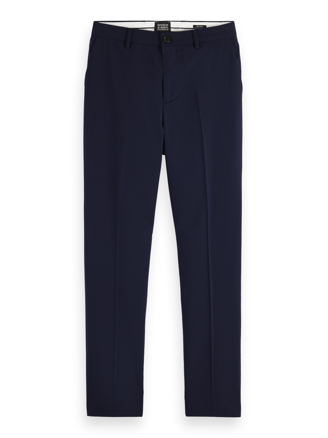 Essentials IRVING COOL-WOOL BLEND CHINO - NIGHT