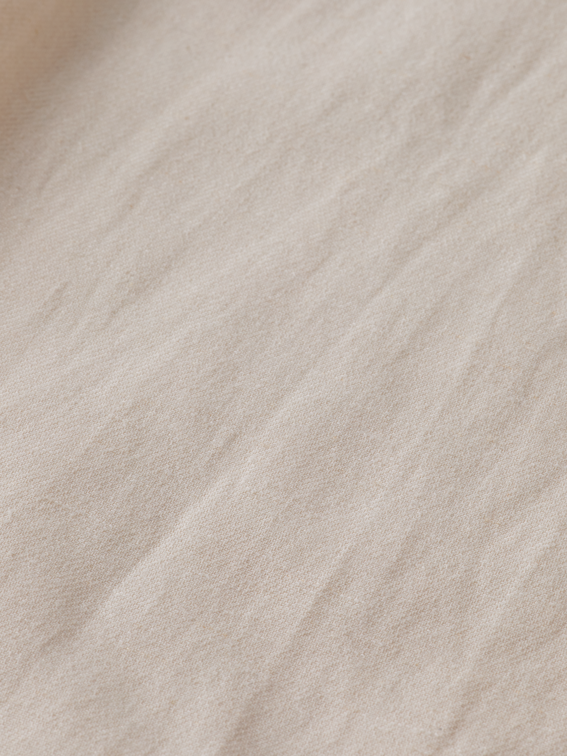 Essentials WARREN COTTON/LINEN TWILL JOGGER - OFF WHITE