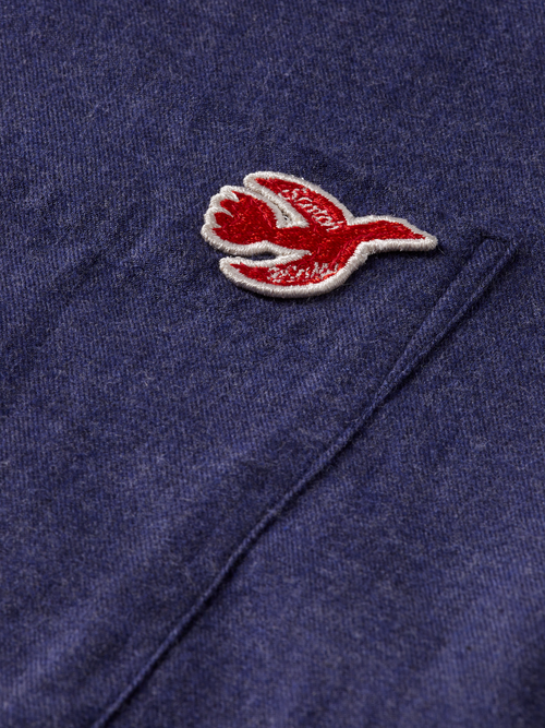 THE FREE SPIRIT PEACE BIRD MELANGE TWILL SHIRT