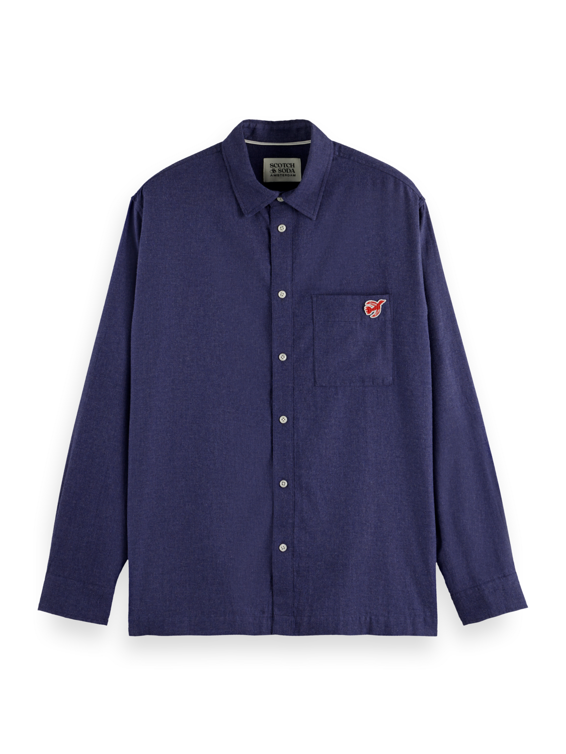 THE FREE SPIRIT PEACE BIRD MELANGE TWILL SHIRT