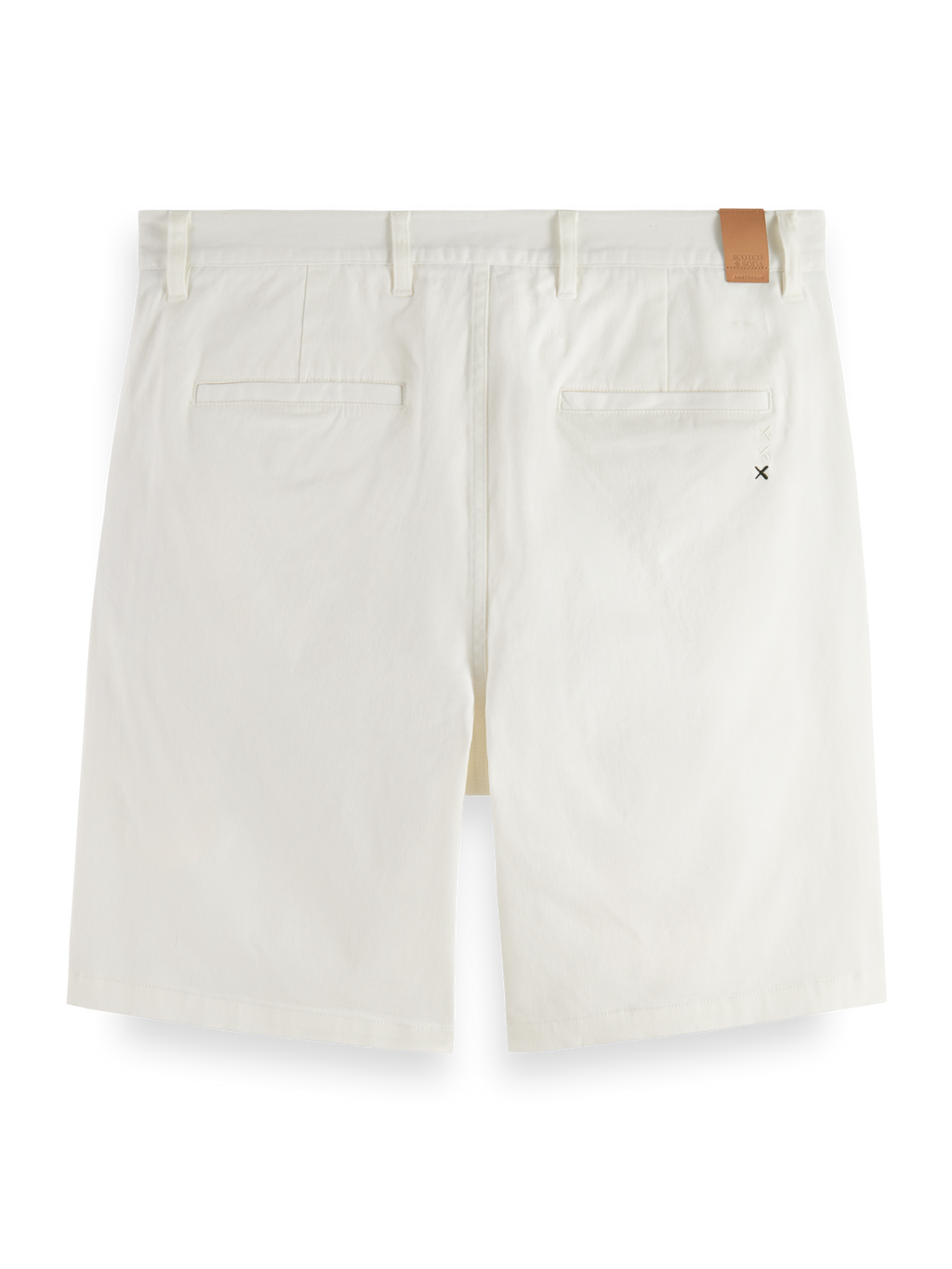 CORE Stuart Cotton-blend twill regular-fit short - OFF WHITE