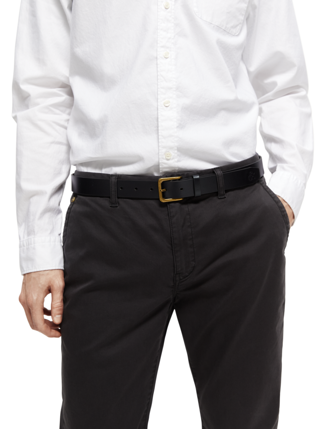 ESSENTIAL RECYCLED LEATHER BELT