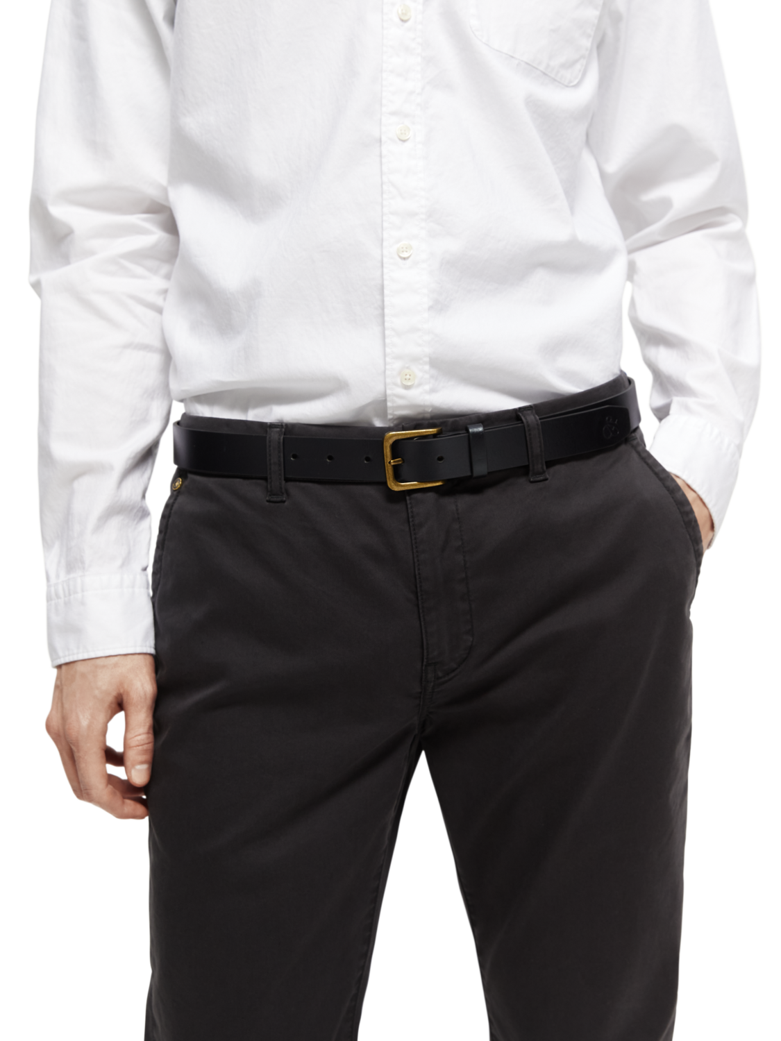 ESSENTIAL RECYCLED LEATHER BELT