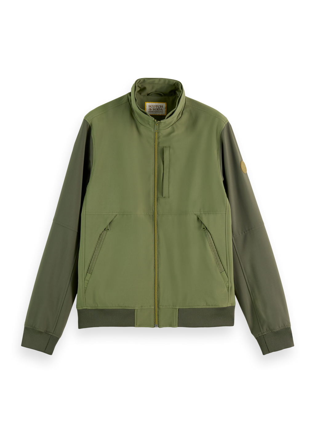 HOODED COLOURBLOCK JACKET