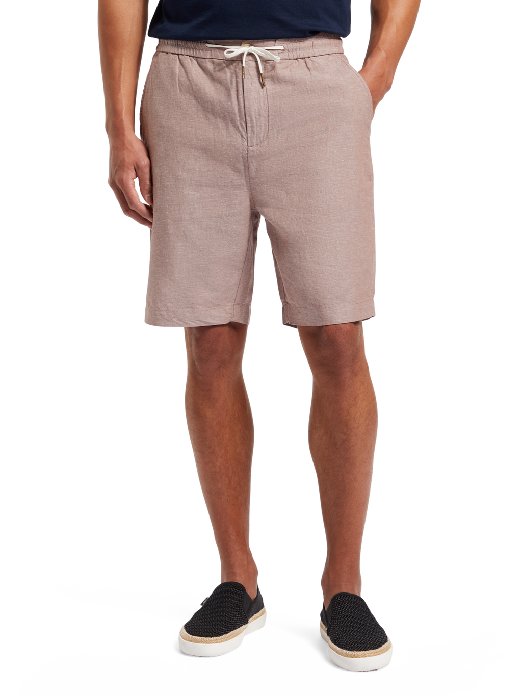 FAVE - COTTON/LINEN TWILL BERMUDA