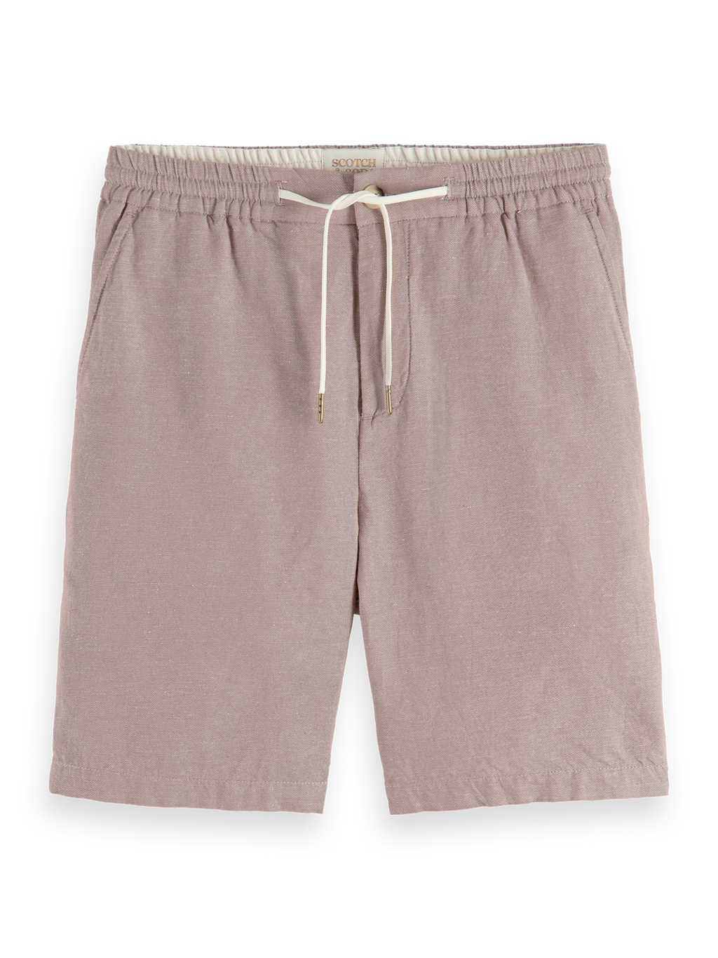 FAVE - COTTON/LINEN TWILL BERMUDA