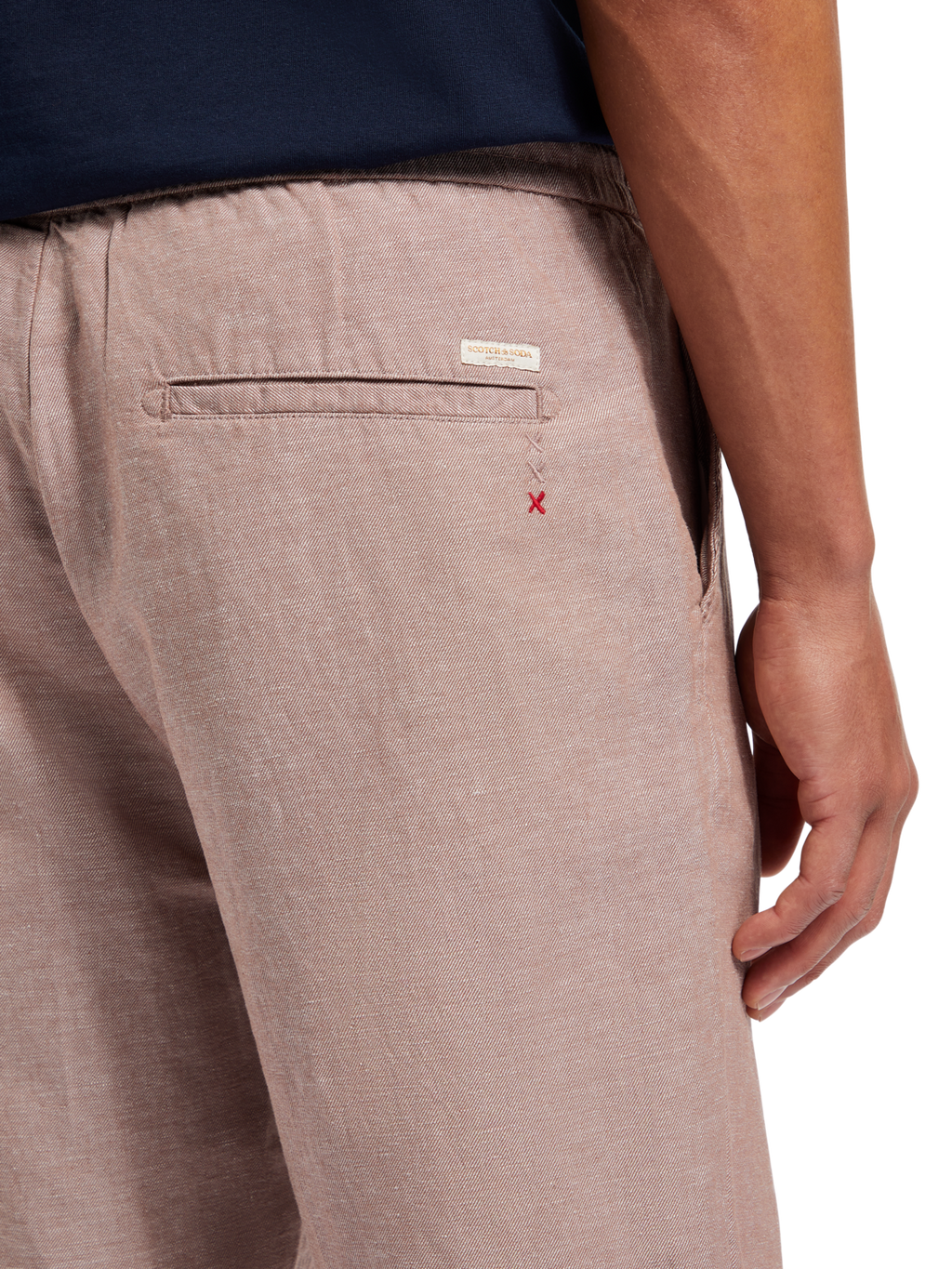 FAVE - COTTON/LINEN TWILL BERMUDA