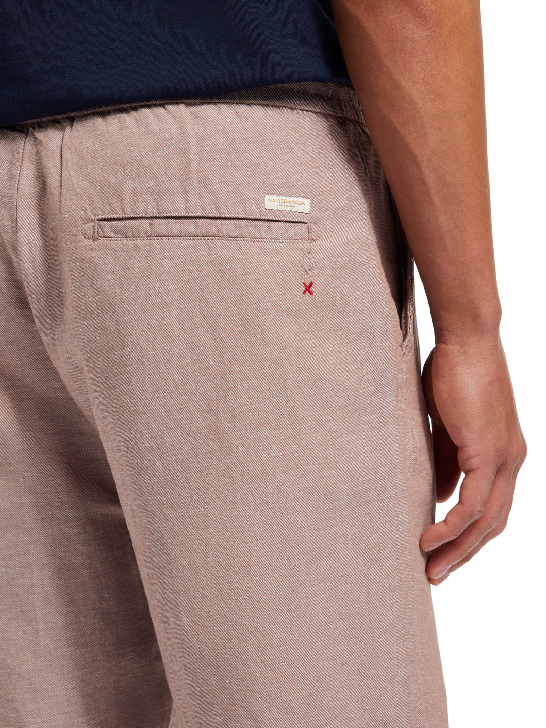 FAVE - COTTON/LINEN TWILL BERMUDA