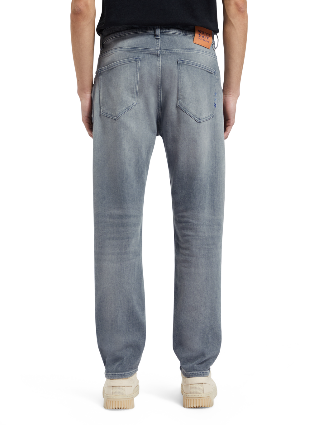THE DROP REGULAR TAPER JEANS ON BOARD