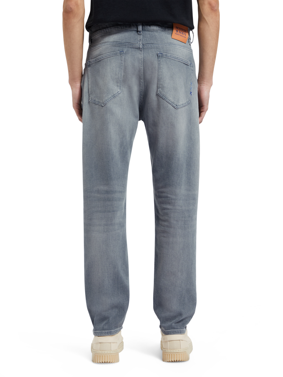 THE DROP REGULAR TAPER JEANS ON BOARD