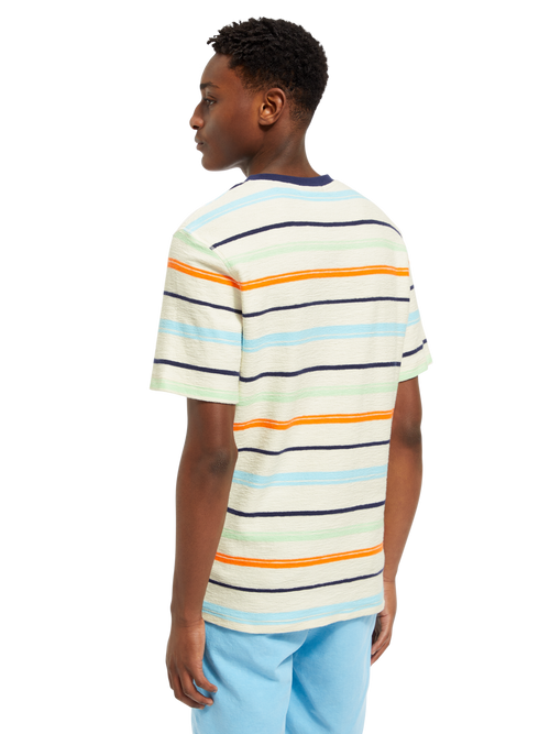 STRUCTURED STRIPED T-SHIRT