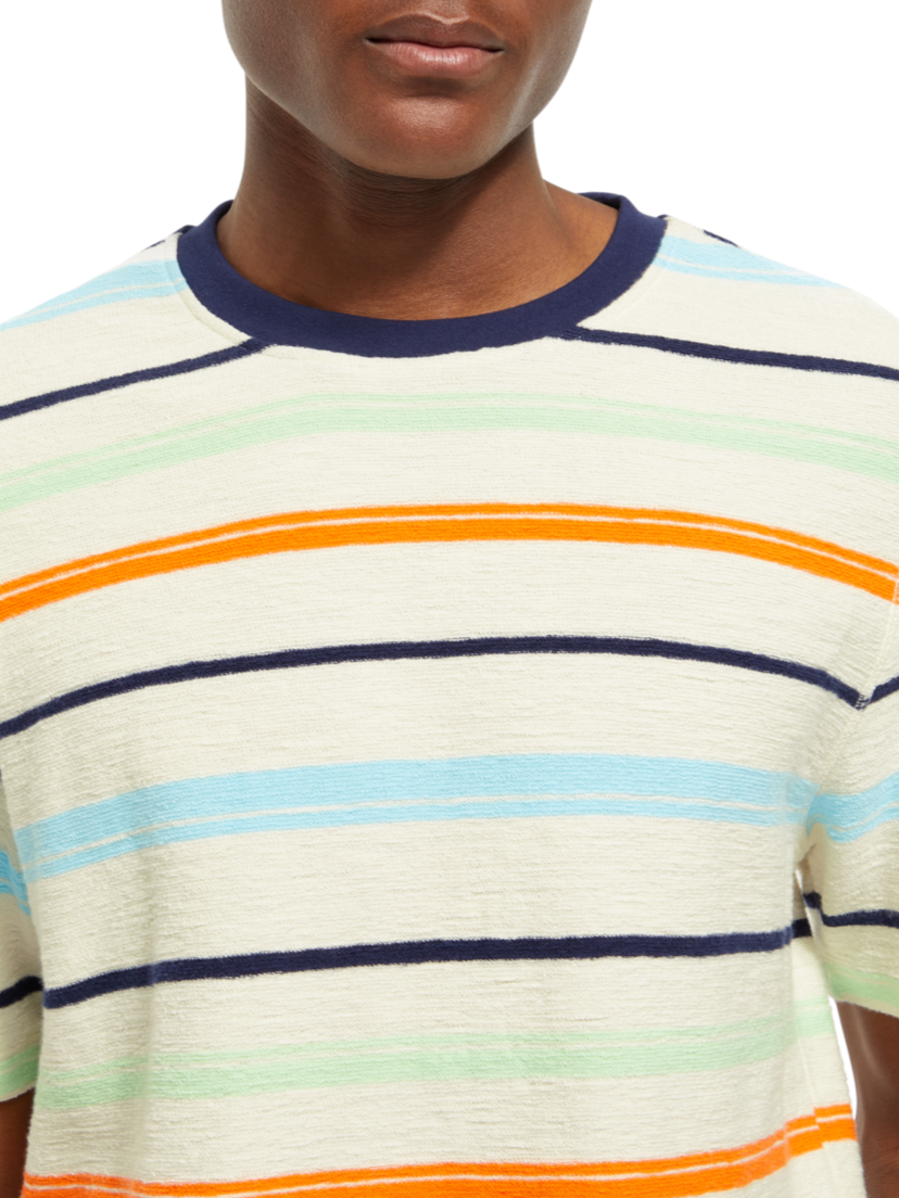 STRUCTURED STRIPED T-SHIRT