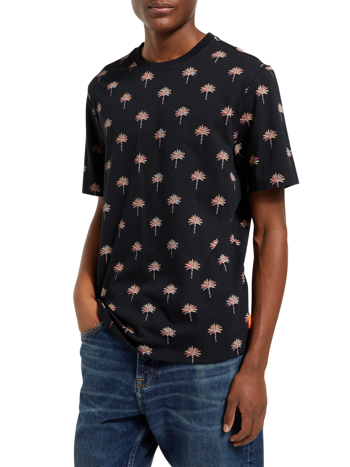 Mini-T-Shirt mit AOP-Muster