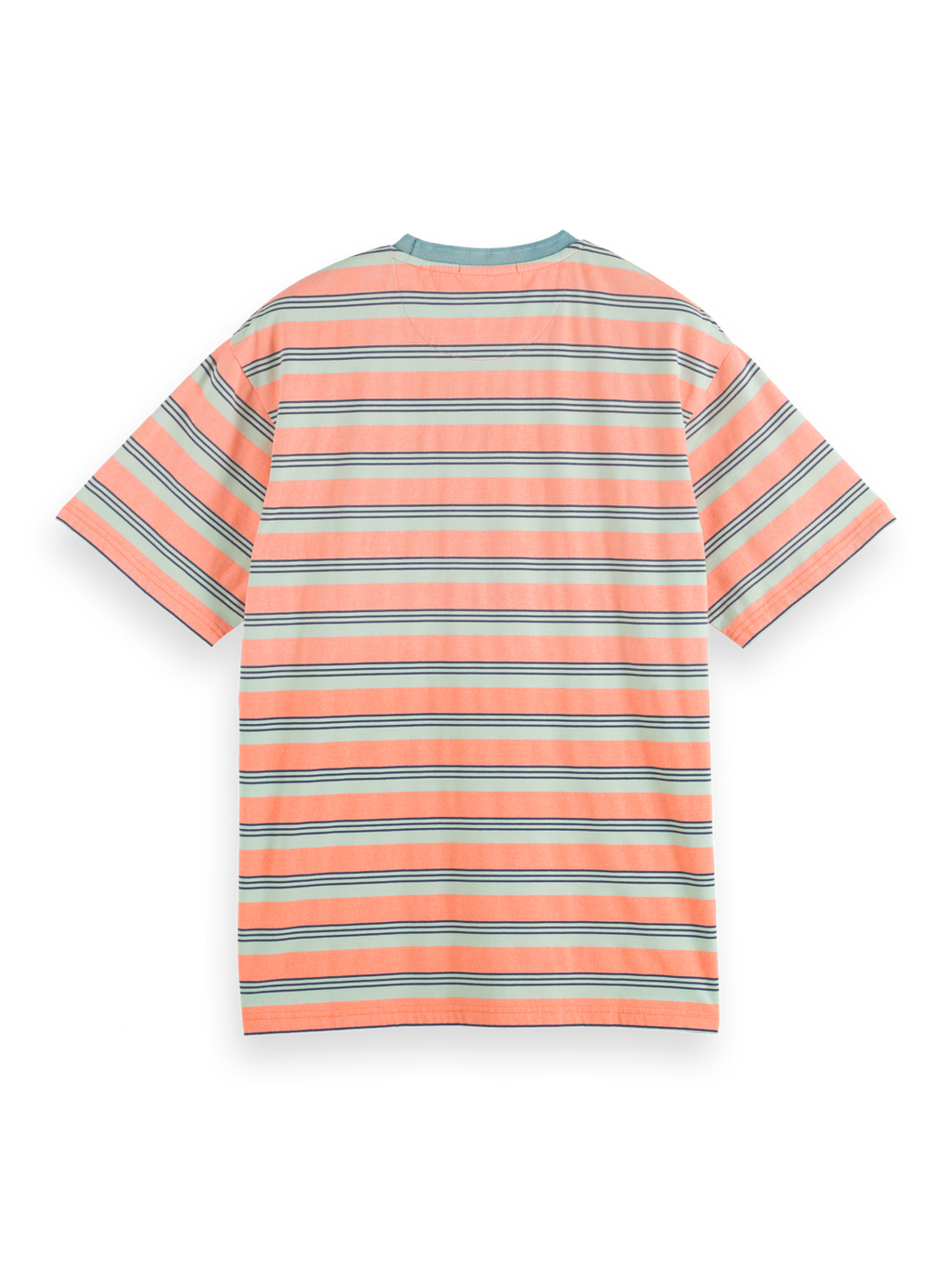 YARN DYE STRIPE POCKET T-SHIRT