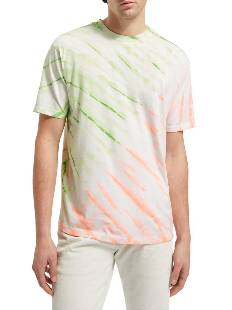 DIAGONAL TIE DYE T-SHIRT