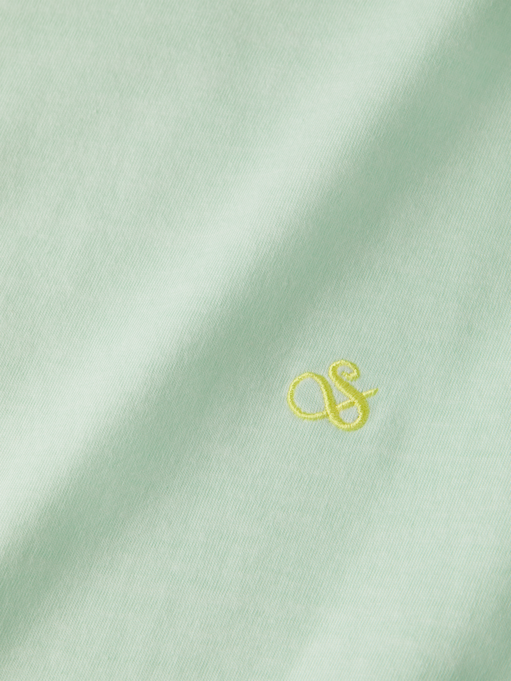 GARMENT DYE LOGO CREW T-SHIRT