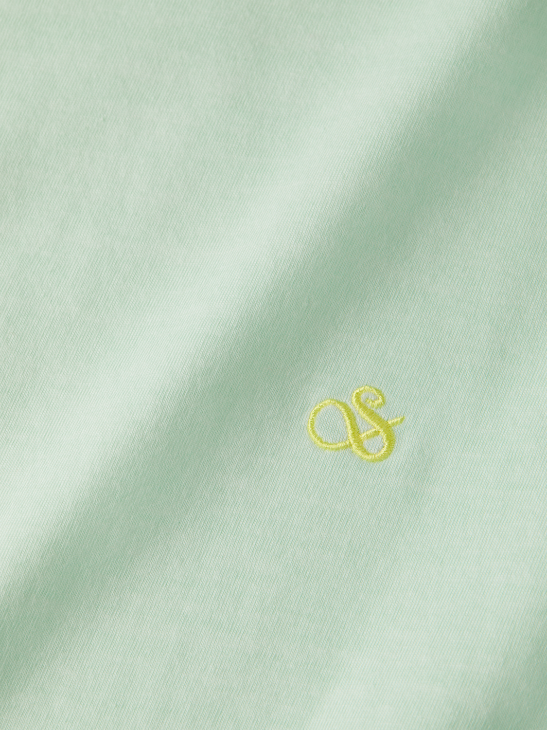 GARMENT DYE LOGO CREW T-SHIRT