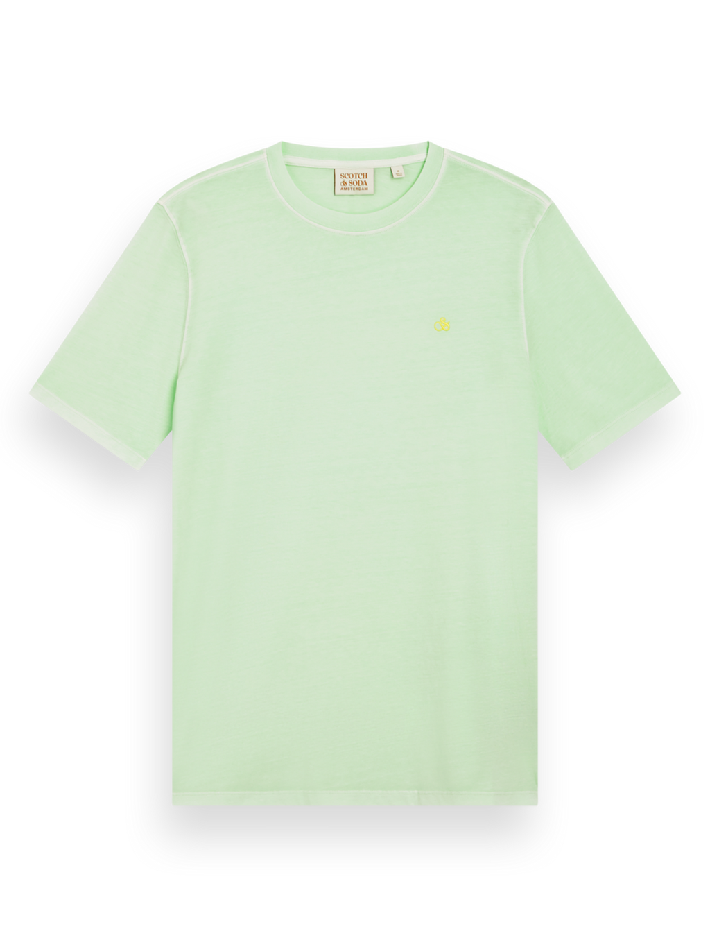 GARMENT DYE LOGO CREW T-SHIRT