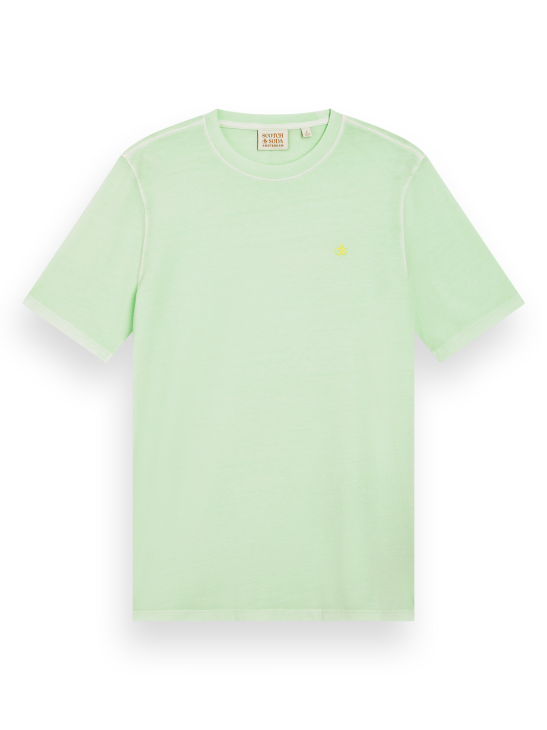 GARMENT DYE LOGO CREW T-SHIRT