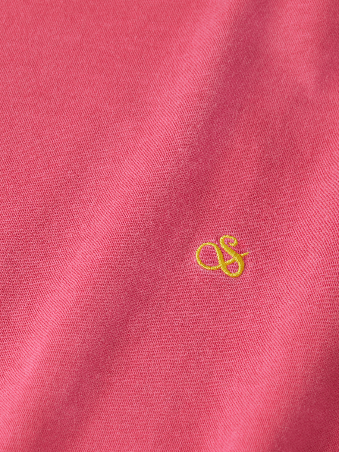 GARMENT DYE LOGO CREW T-SHIRT
