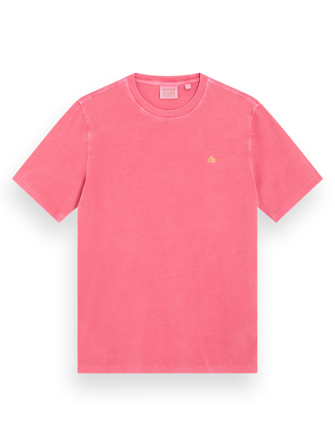 GARMENT DYE LOGO CREW T-SHIRT
