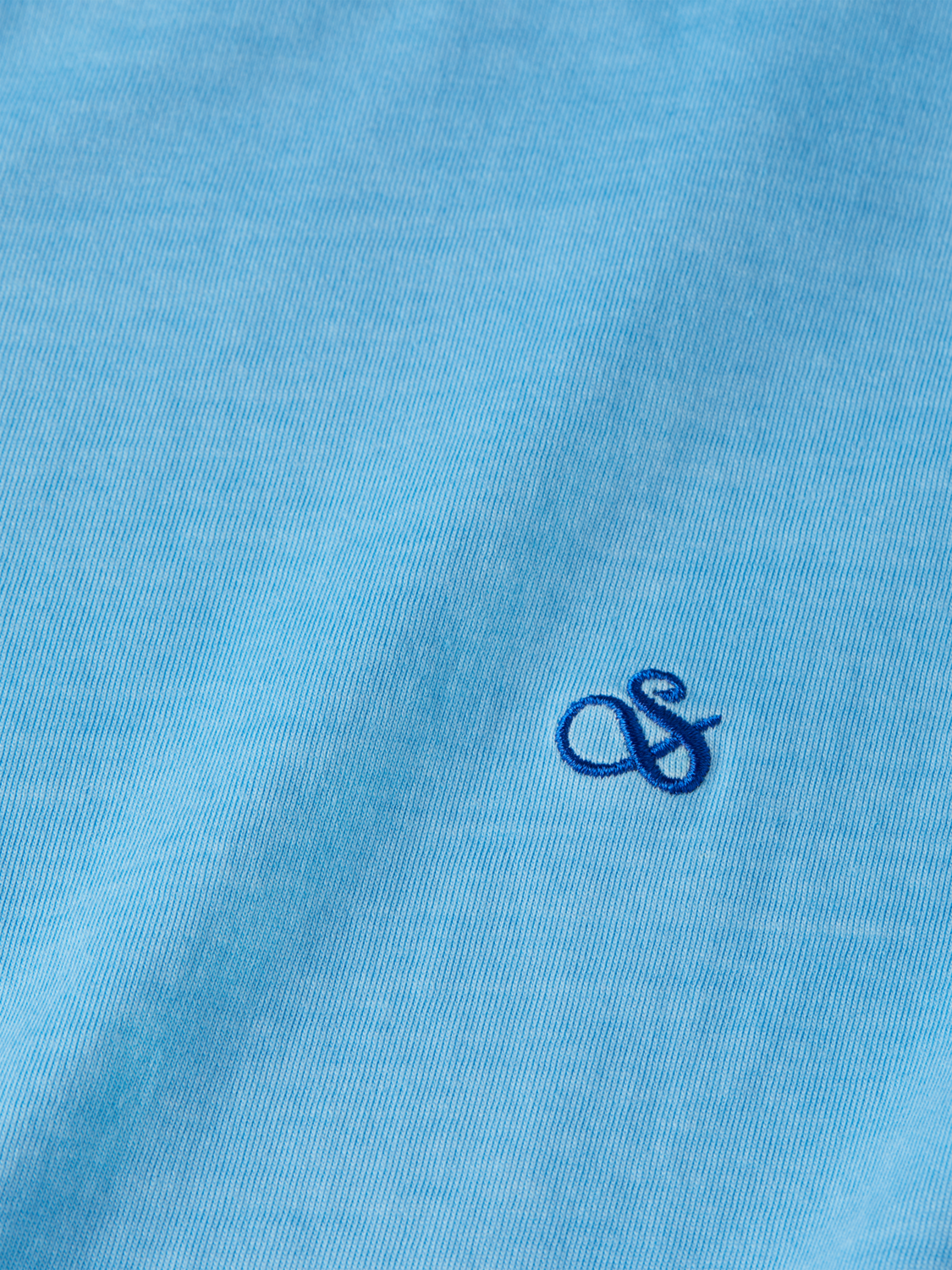 GARMENT DYE LOGO CREW T-SHIRT