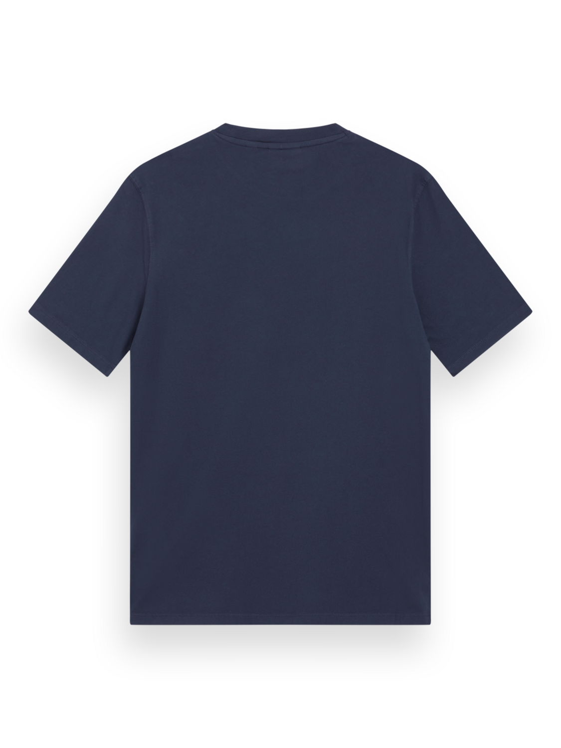 T-Shirt mit Rundhalsausschnitt und Logo im Stückfärbungsverfahren