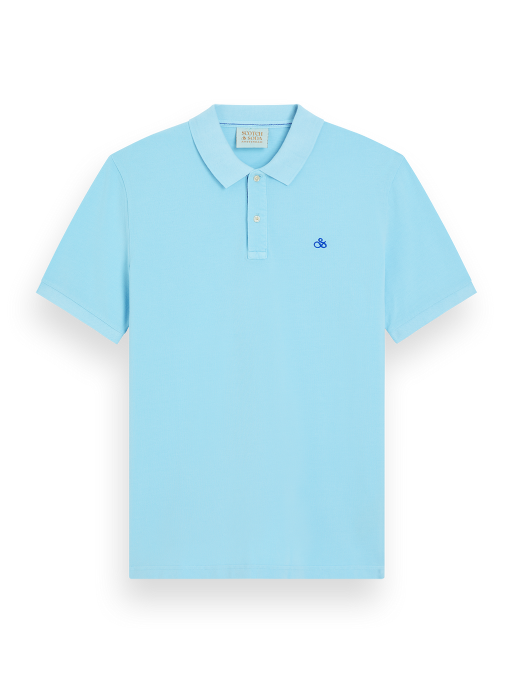 GARMENT DYED PIQUE POLO