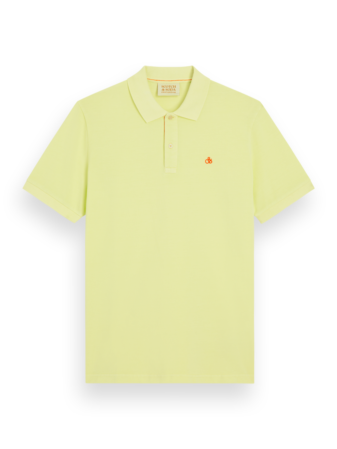 GARMENT DYED PIQUE POLO