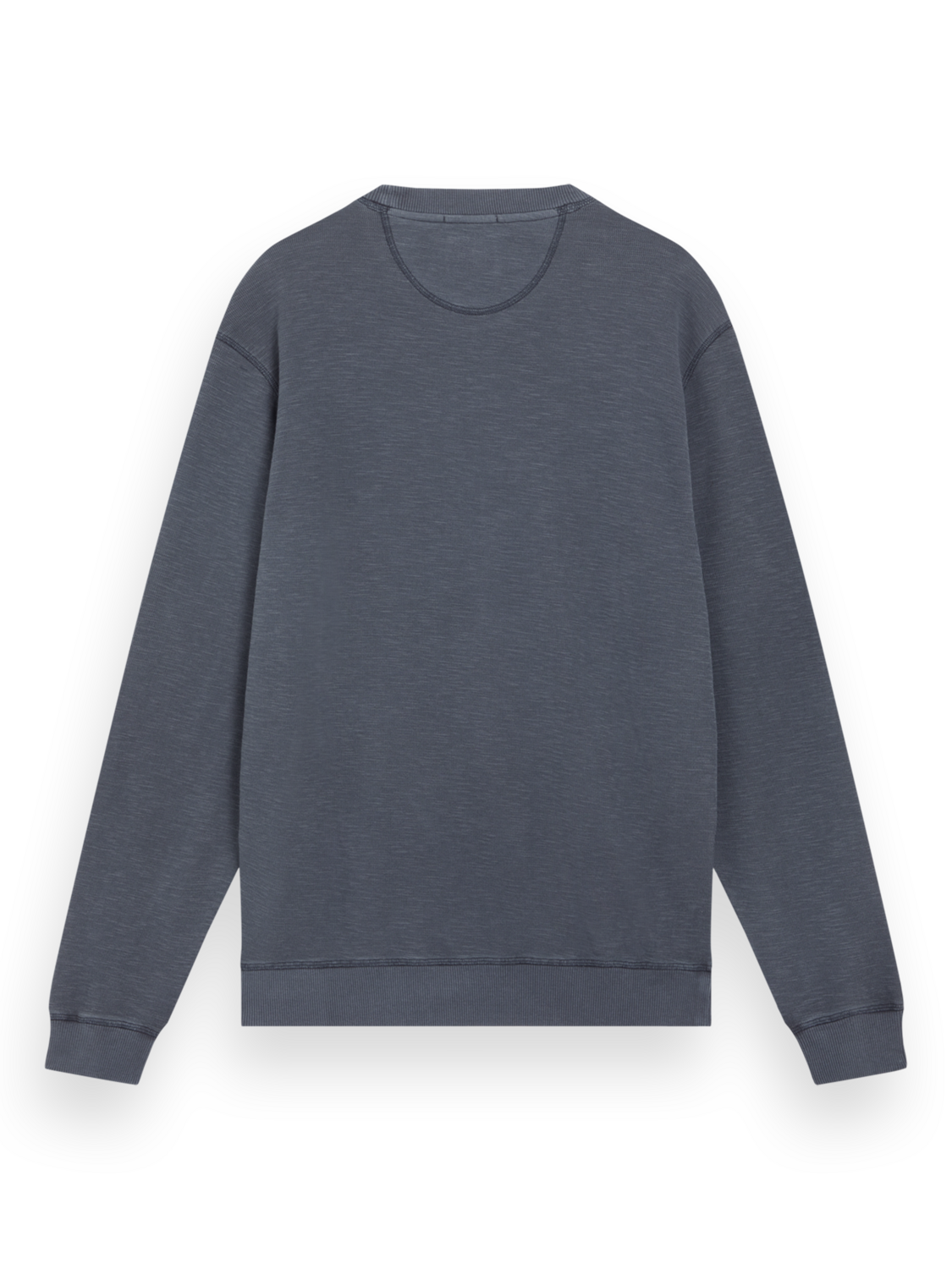 GARMENT-DYED STRUCTURED SWEATSHIRT