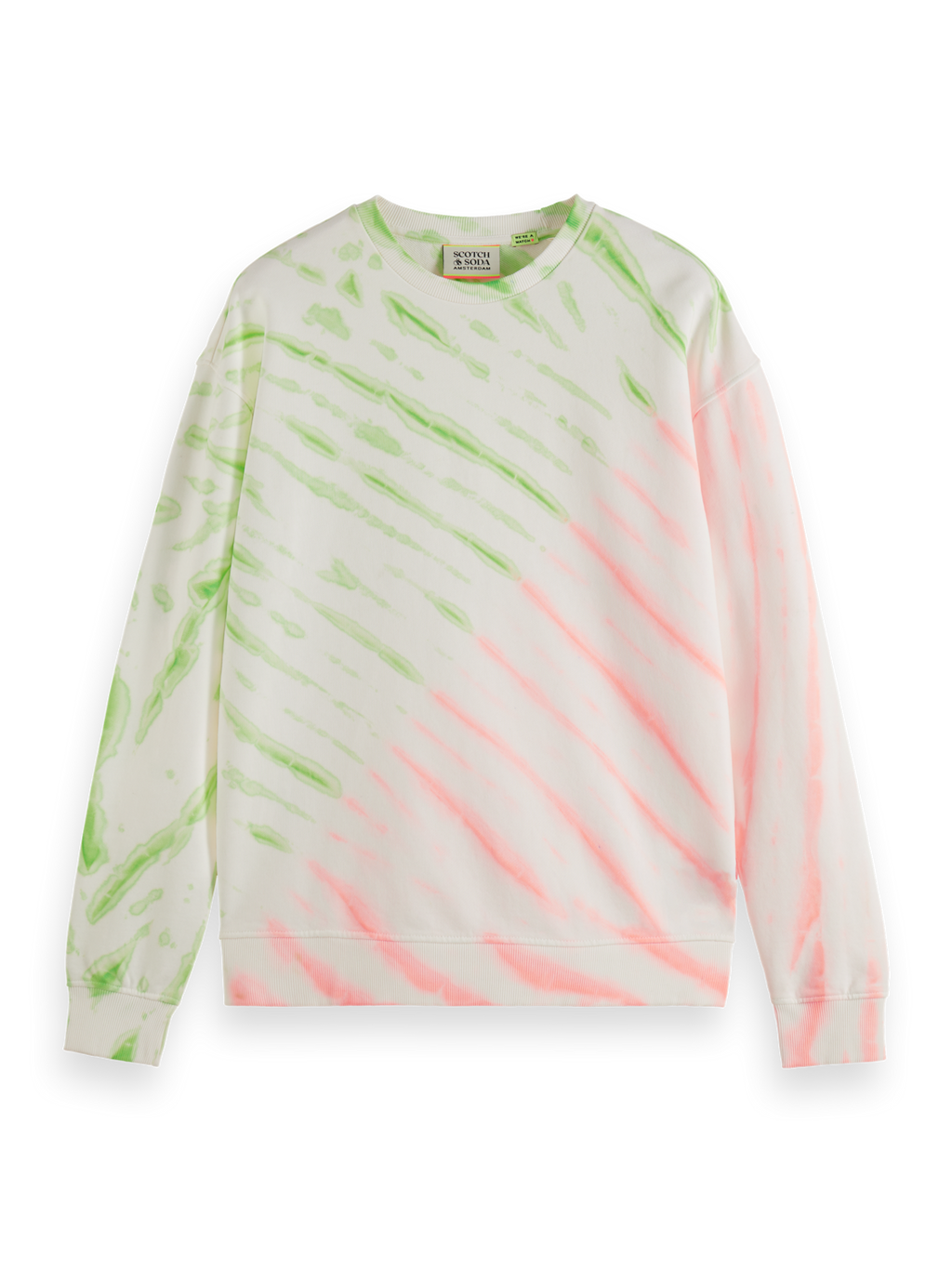 DIAGONAL TIE-DYED SWEATSHIRT