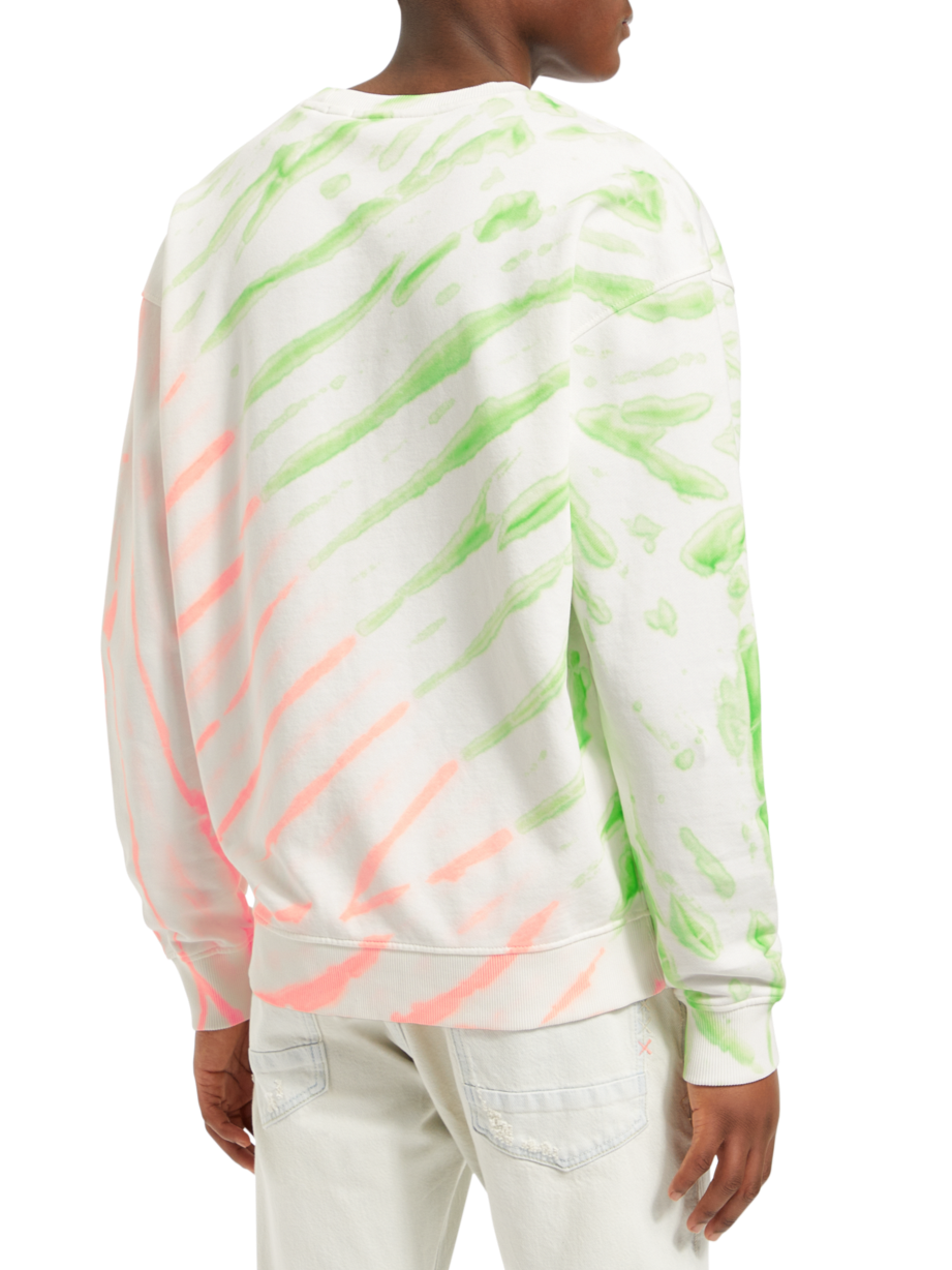 DIAGONAL TIE-DYED SWEATSHIRT