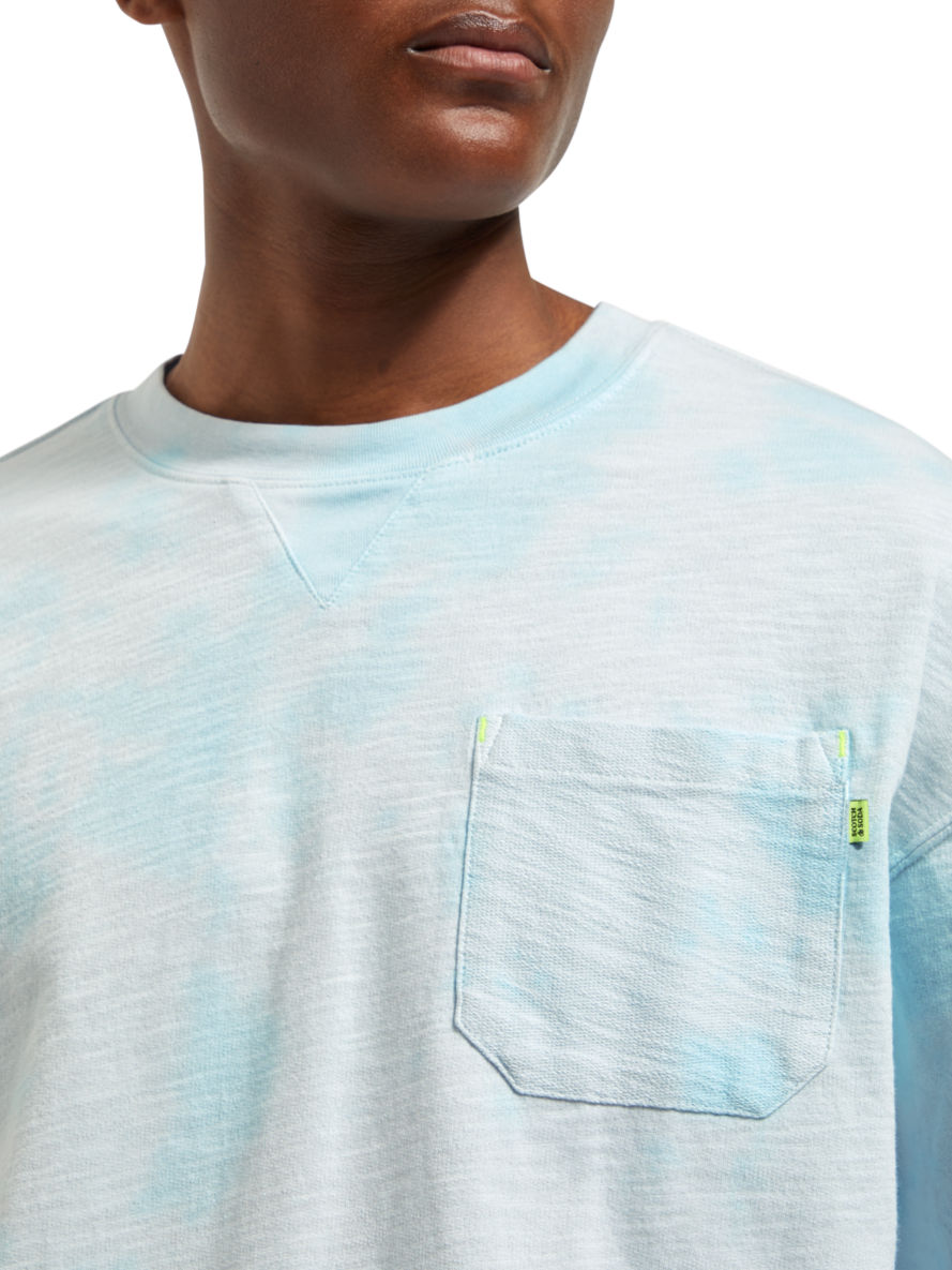 LIGHTWEIGHT WASHED NEON SWEATSHIRT