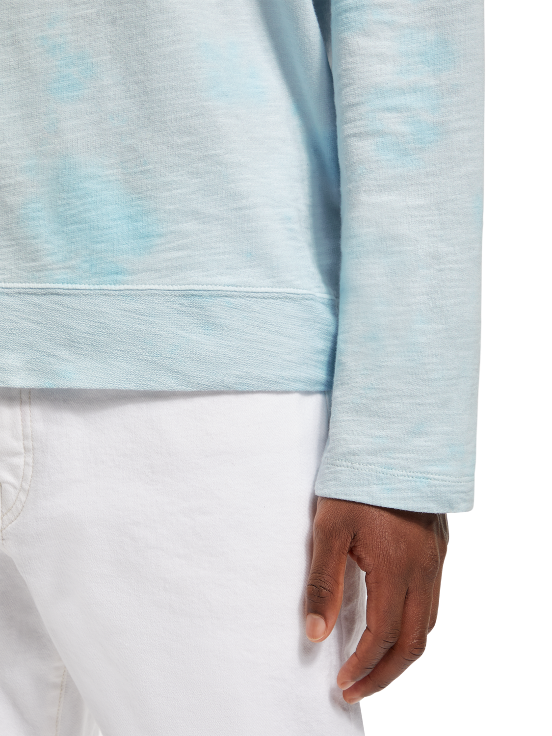 LIGHTWEIGHT WASHED NEON SWEATSHIRT
