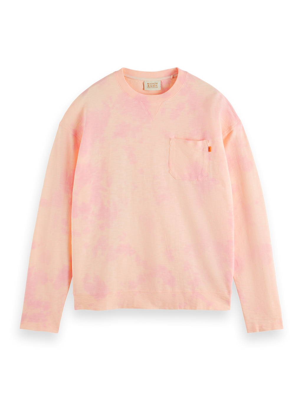 LIGHTWEIGHT WASHED NEON SWEATSHIRT
