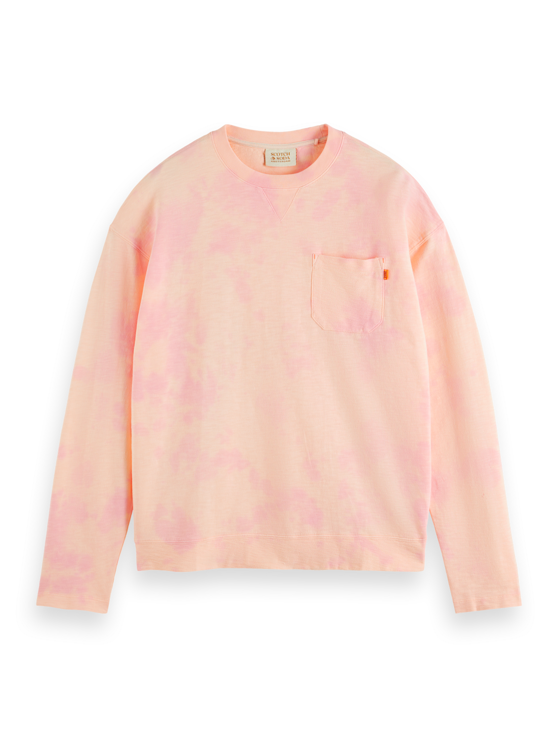 LIGHTWEIGHT WASHED NEON SWEATSHIRT