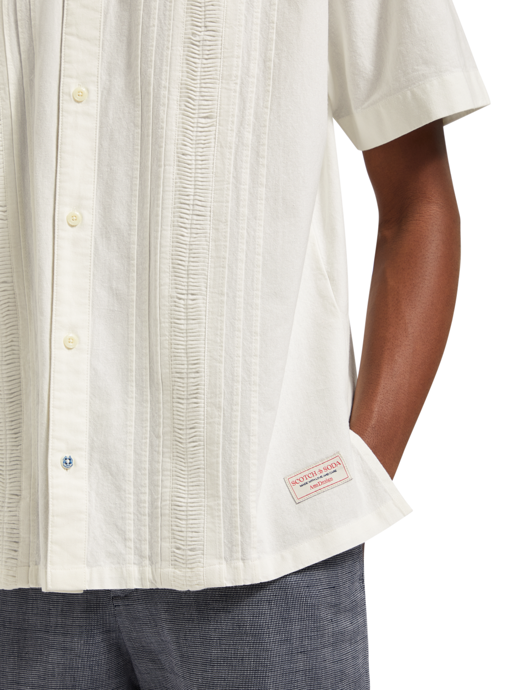 SOLID COTTON SHIRT