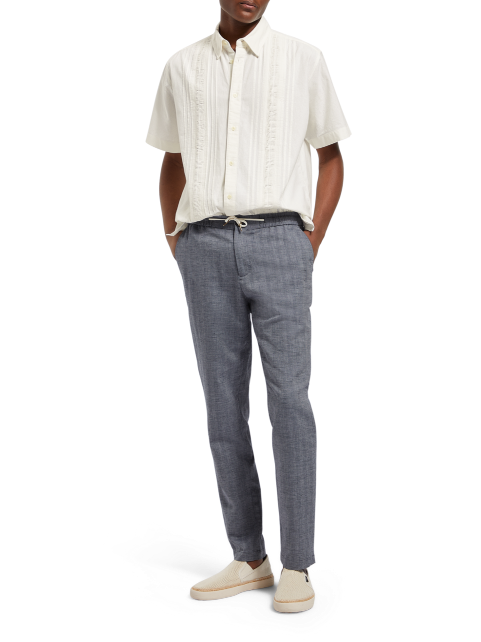 SOLID COTTON SHIRT