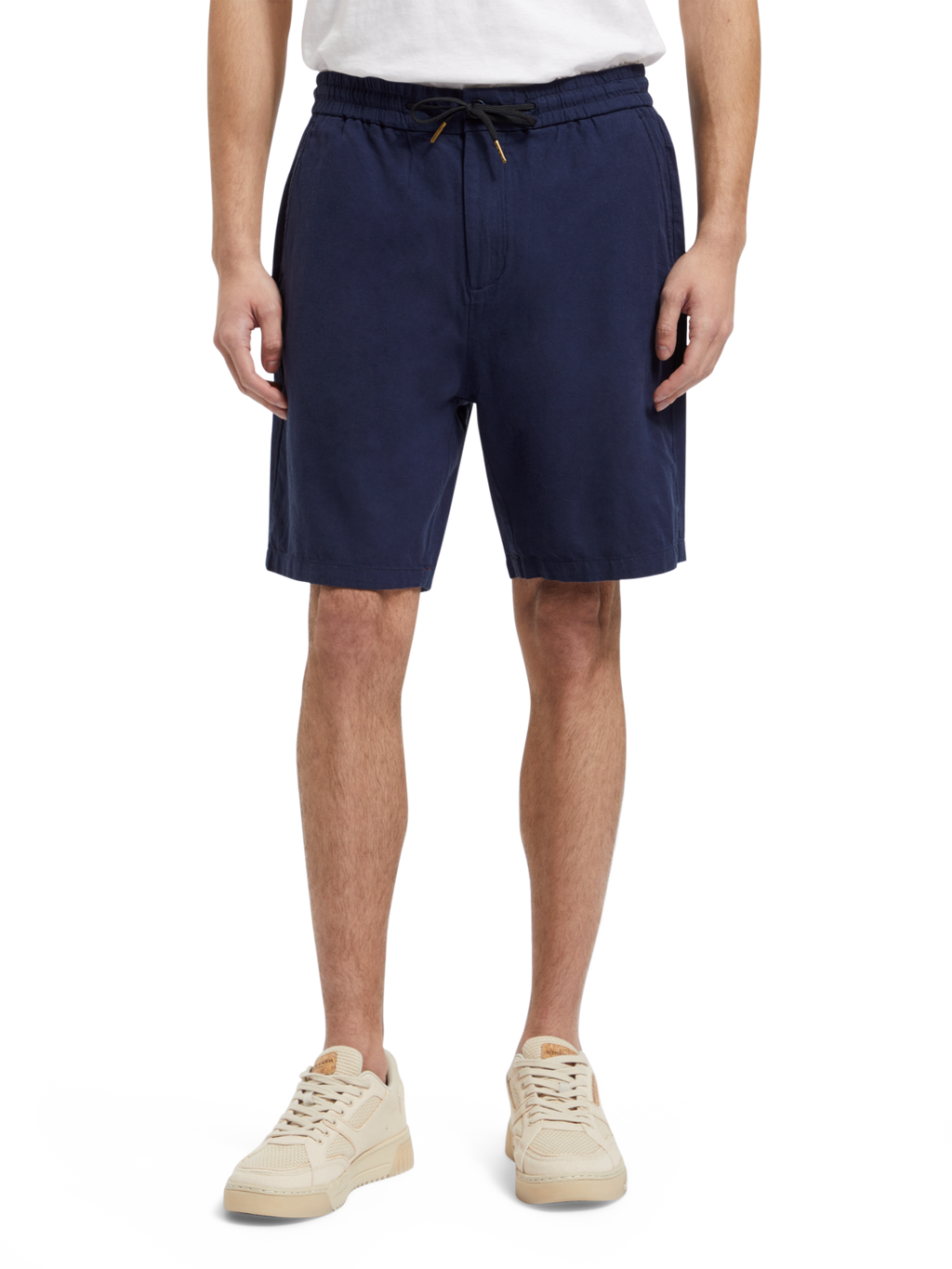 FAVE- COTTON/LINEN TWILL BERMUDA