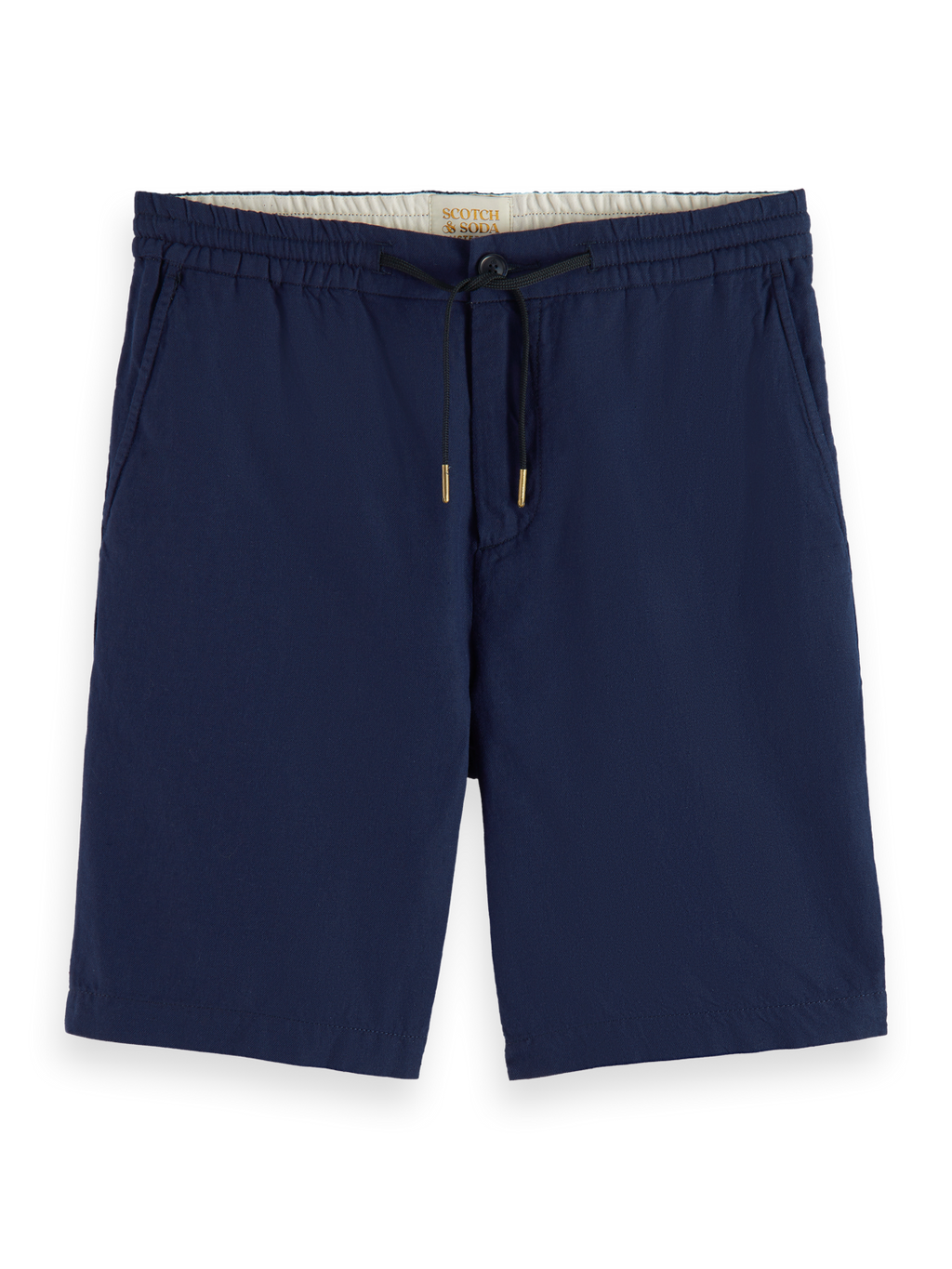 FAVE- COTTON/LINEN TWILL BERMUDA