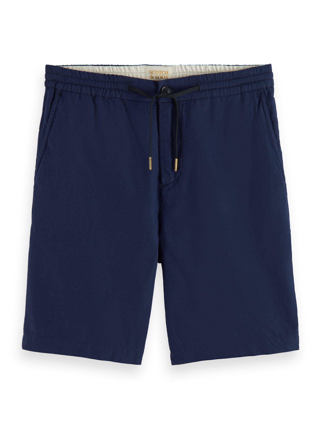Fave – Bermuda aus Baumwoll-/Leinen-Twill