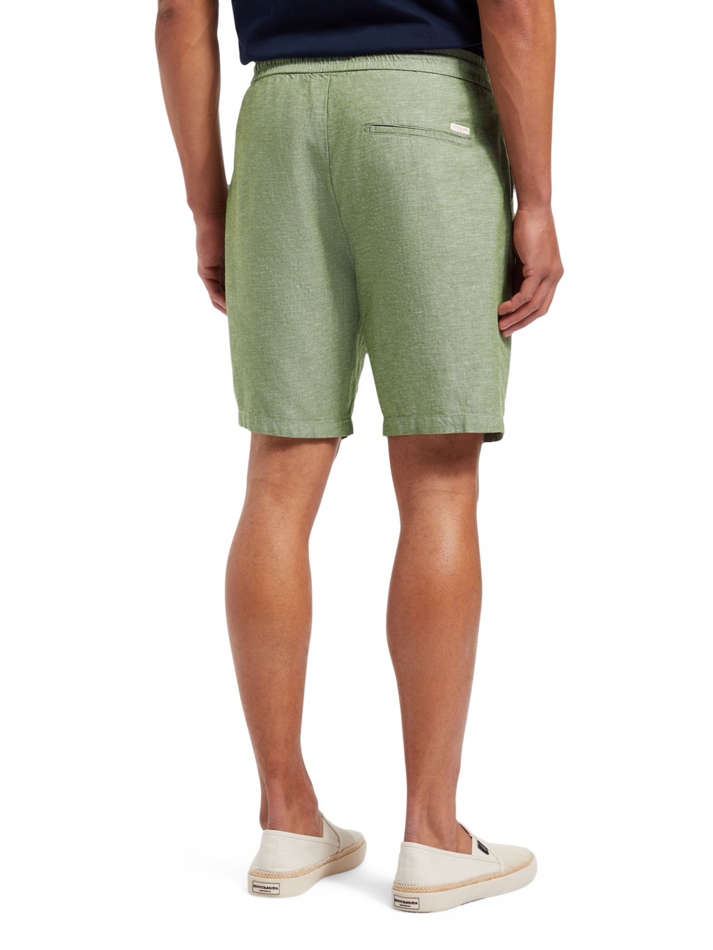 FAVE- COTTON/LINEN TWILL BERMUDA