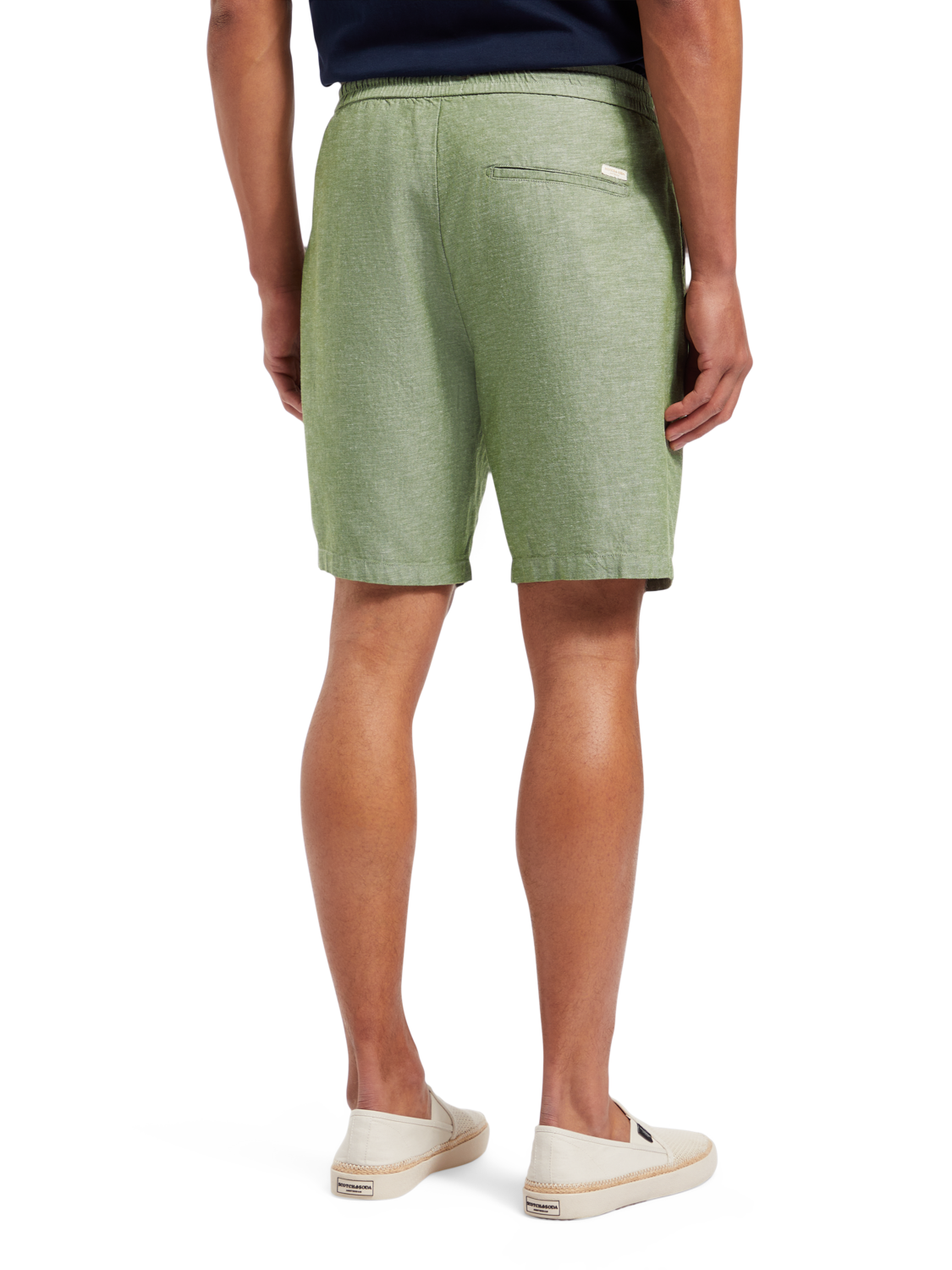 Fave – Bermuda aus Baumwoll-/Leinen-Twill