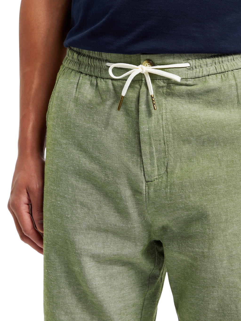FAVE- COTTON/LINEN TWILL BERMUDA