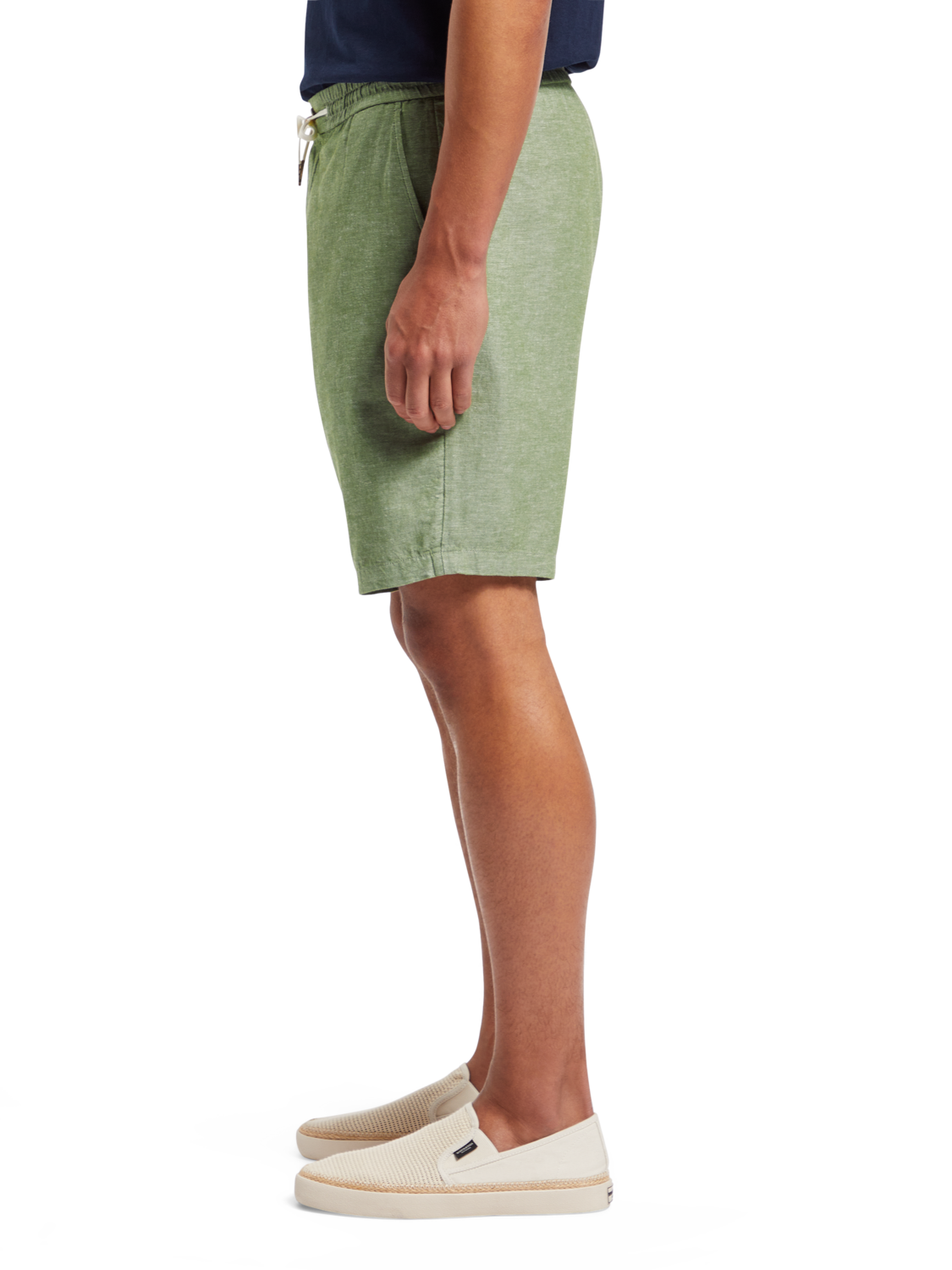 Fave – Bermuda aus Baumwoll-/Leinen-Twill