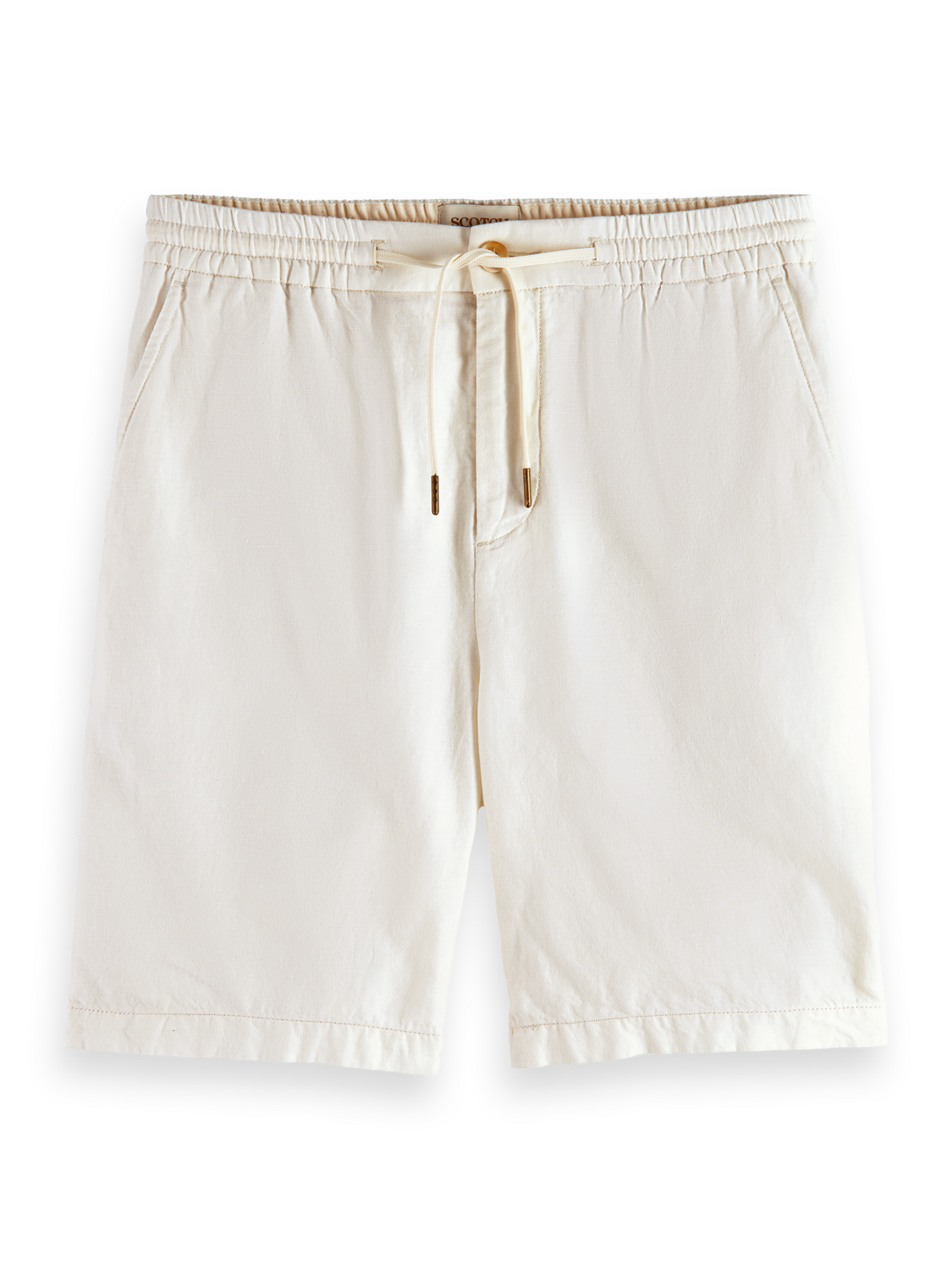 FAVE- COTTON/LINEN TWILL BERMUDA