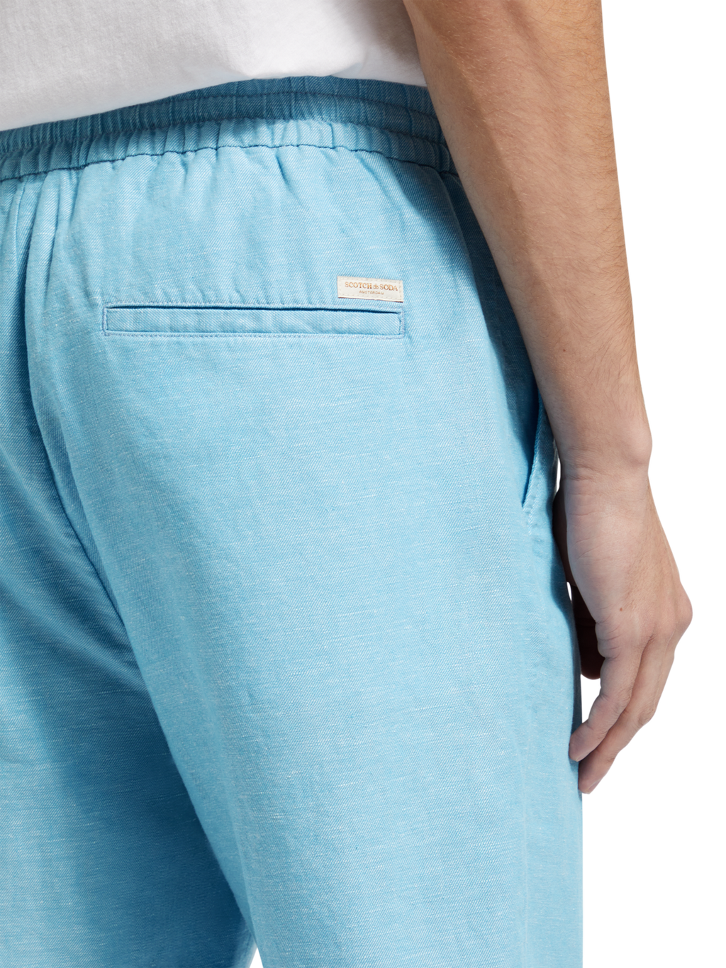 FAVE- COTTON/LINEN TWILL BERMUDA