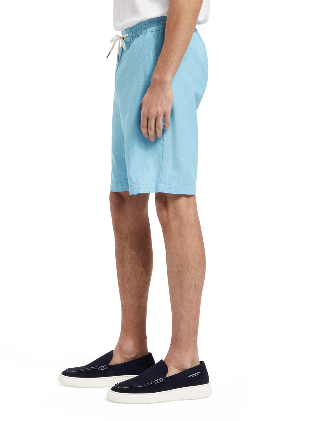 FAVE- COTTON/LINEN TWILL BERMUDA