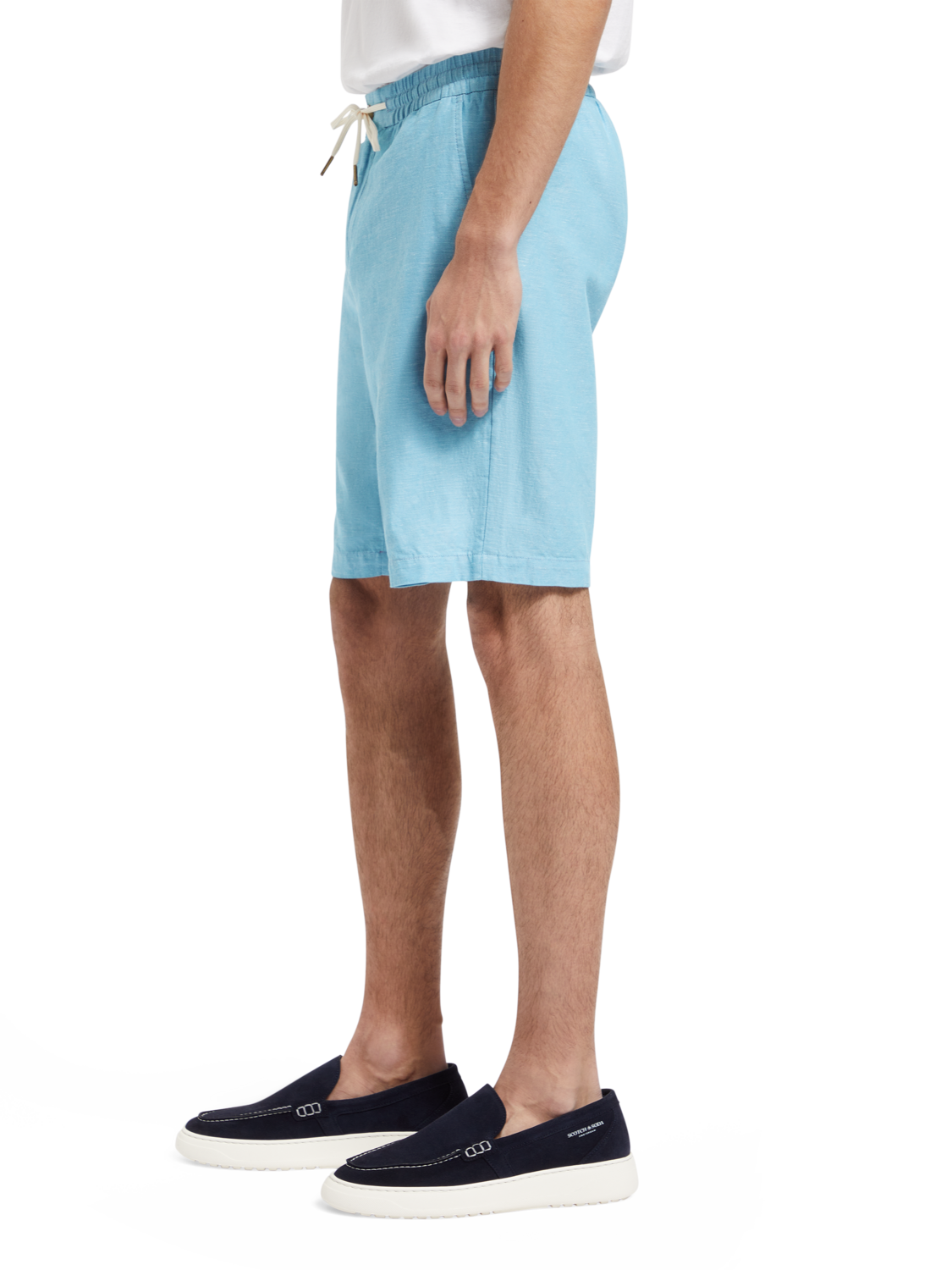 Fave – Bermuda aus Baumwoll-/Leinen-Twill